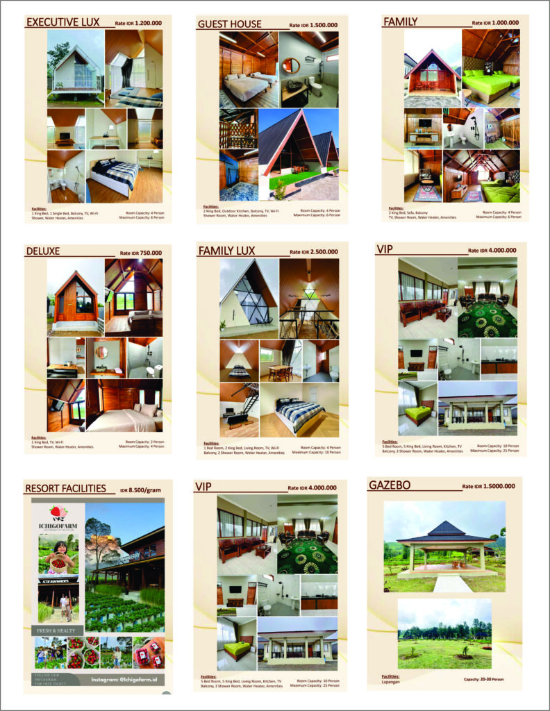 Room Rate & Type Nawasena Resort
