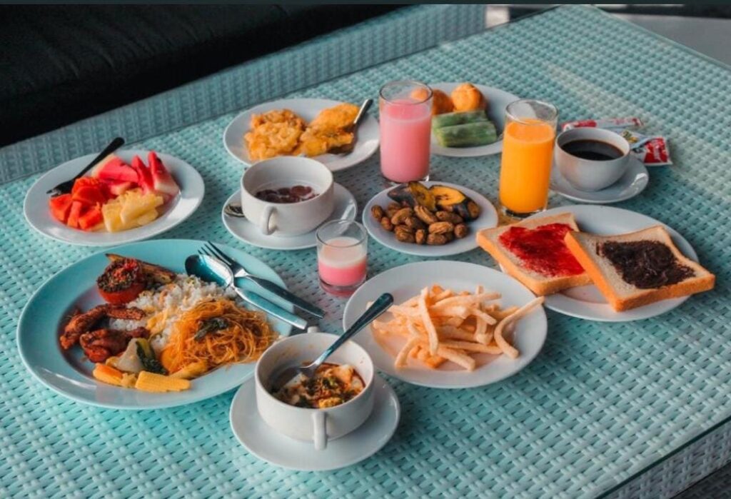 Breakfast emte hotel ciwidey